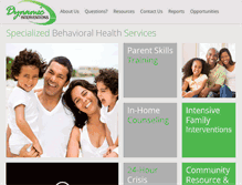 Tablet Screenshot of dynamicinterventions.org